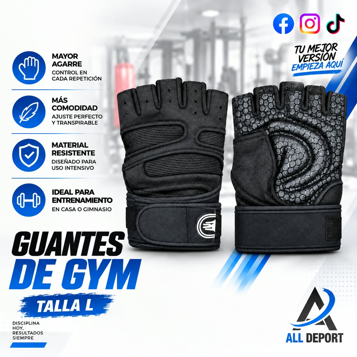 GYANTES GYM CON MUÑEQUERA